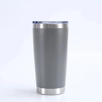 HKM-433107 Stainless Steel Double Wall Vacuum Insulated Travel Cup with Lid - Ideal for Home, Office and Car Use