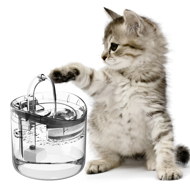 HKM-4332349 Automatic Pet Water Dispenser with 1.8L Capacity and Dual Flow Modes