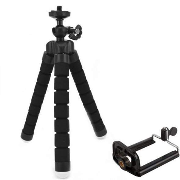 HKM-433235 Mini Flexible Octopus Tripod for Smartphones - Portable Adjustable Camera Holder with Clip Mount, Stabilizer, and Monopod