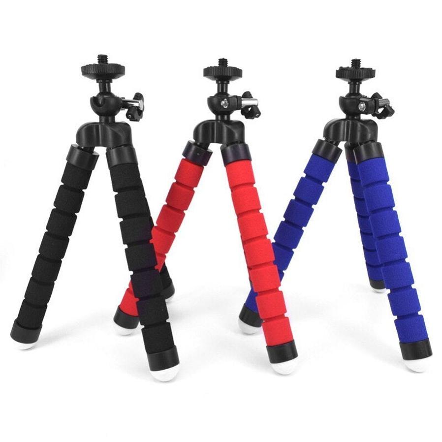 HKM-433235 Mini Flexible Octopus Tripod for Smartphones - Portable Adjustable Camera Holder with Clip Mount, Stabilizer, and Monopod