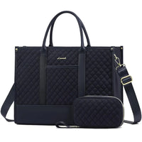 HKM-433235 Stylish Women's Laptop Tote Bag for 15.6-17 Inch Laptops - Versatile Large Capacity Handbag Suitable for Office and Business Use