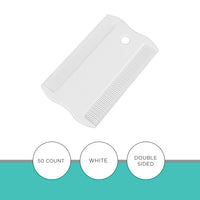 HKM-4333629 Double-Sided Flea Comb for Pets - Cat & Dog Face Comb with Dense Teeth for Easy Grooming