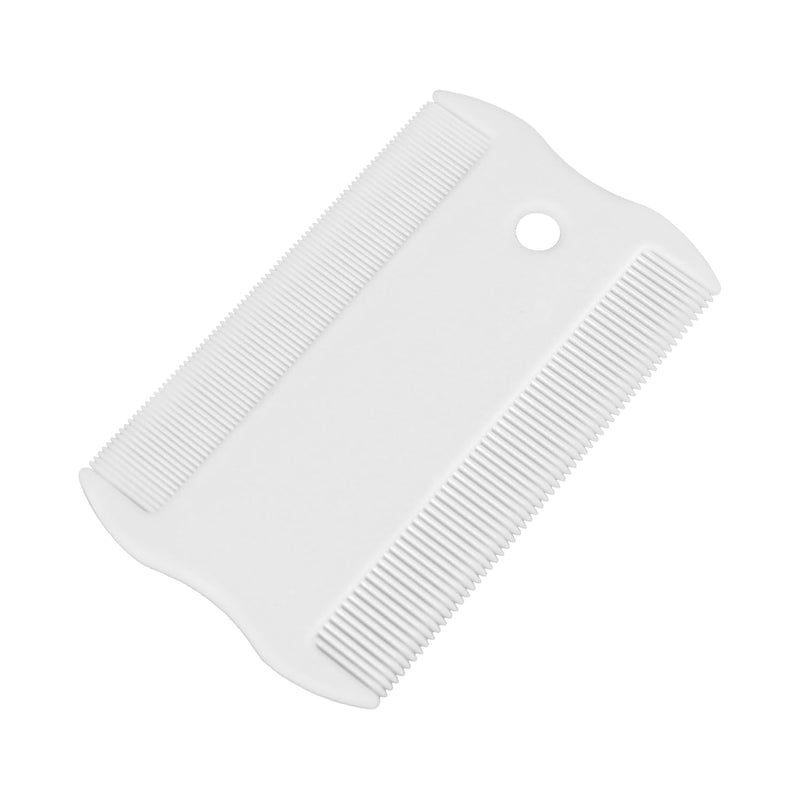 HKM-4333629 Double-Sided Flea Comb for Pets - Cat & Dog Face Comb with Dense Teeth for Easy Grooming