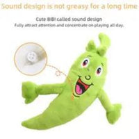 HKM-4335805 Soft Plush Squeaky Chew Toy for Medium to Large Dogs - Vegetable Design Pet Accessory