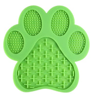 HKM-4336317 Silicone Dog Bath Lick Pad - Food-Grade, Non-Toxic, Paw Shaped, Durable and Flexible, 180mm x 180mm
