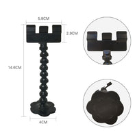 HKM-4336957 Pet Selfie Stick for Dogs – Eco-Friendly ABS, Versatile Clips, Compact Design, Black and White