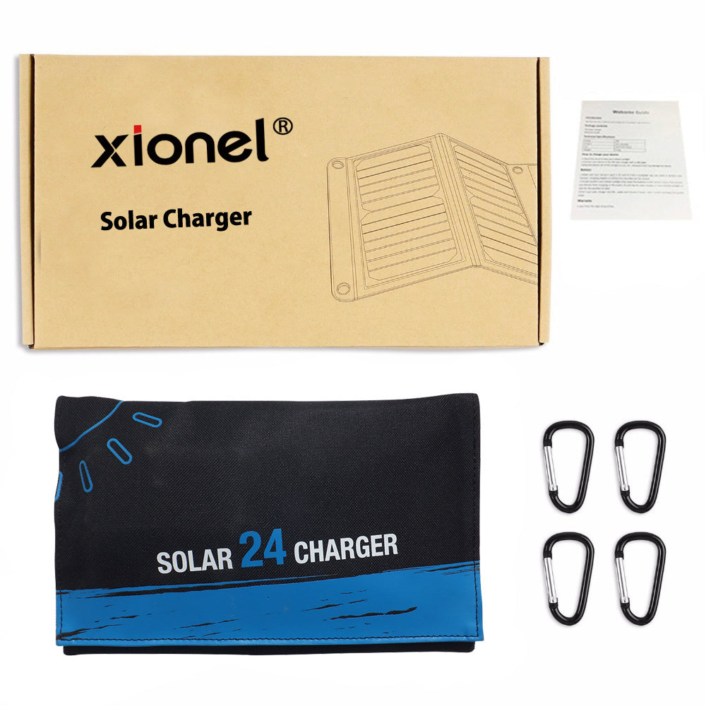 HKM-433747 Outdoor Waterproof Solar Power Bank with 4.8A Output and PET Laminated SUNPOWER Panel