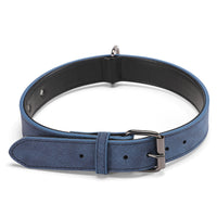 HKM-4338109 Adjustable Microfiber Leather Engraved Dog Collar - Multiple Colors Available