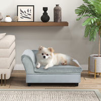 HKM-4340541 Luxury Dog Sofa with Hidden Storage for Small Pets