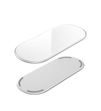 HKM-434067 Two-in-One Desktop Wireless Charger with Indicator - Type C Input, Starry Gray and Cool Silver Options