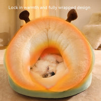 HKM-4341949 Cozy Crystal Velvet Pet Bed in Avocado Green, Blue Elk, and Gray Brown Bear