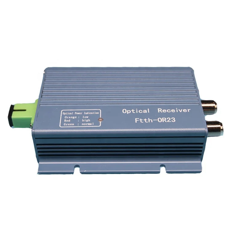 HKM-434195 High Level 100dBuV Optical Receiver OR23B for CATV FTTH - Dual Output, 1550nm SC Connector