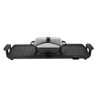 HKM-434195 Smokeless Outdoor Electric Kebab Grill Pan - Portable BBQ Barbecue Griddle