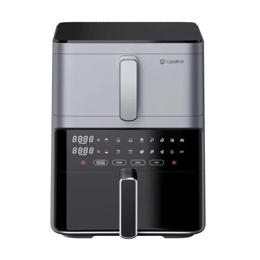 HKM-434259 10L Dual Core Air Fryer with Digital Control, Oil-Free Cooking for Home Use