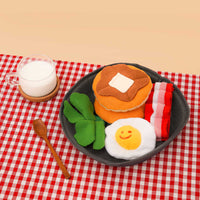 HKM-4342717 Korean-Inspired Sniffing and Sounding Dog Toy with Bacon and Burger Treat Holders