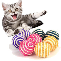 HKM-434451 Cat scratching toy sisal tease cat ball