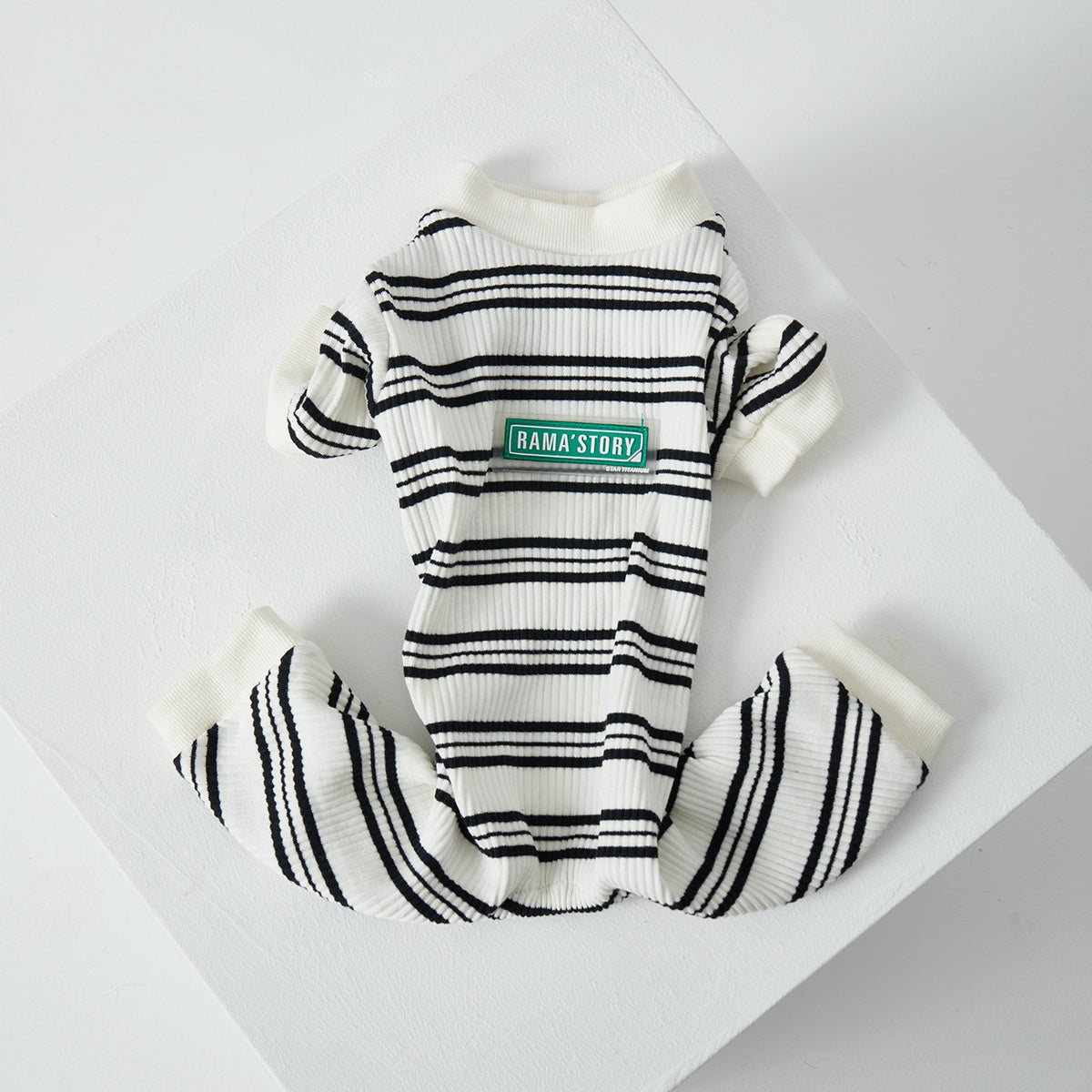 HKM-4346429 Thin Striped Casual Pet Clothing for Spring and Summer - Four-Legged Homewear
