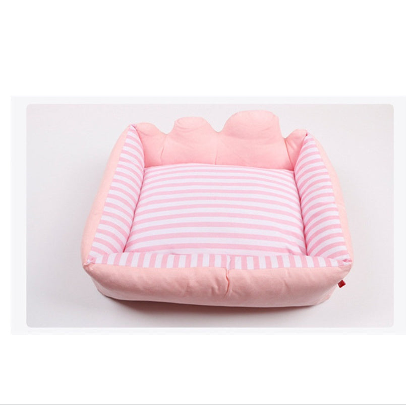 HKM-4347709 Cloud Nest Disassemblable Pet Bed for Easy Washing - Canvas & Cotton, Multiple Sizes Available