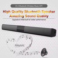 HKM-434835 Wireless Home Theater Sound Bar with FM, Bluetooth V5.0, and Multiple Connection Options