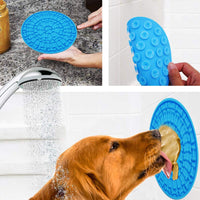 HKM-4348477 Silica Gel Dog Licking Plate Mold - 15x15cm, Easy to Clean and Maintain