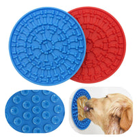 HKM-4348477 Silica Gel Dog Licking Plate Mold - 15x15cm, Easy to Clean and Maintain