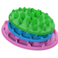 HKM-4348477 Silica Gel Dog Licking Plate Mold - 15x15cm, Easy to Clean and Maintain