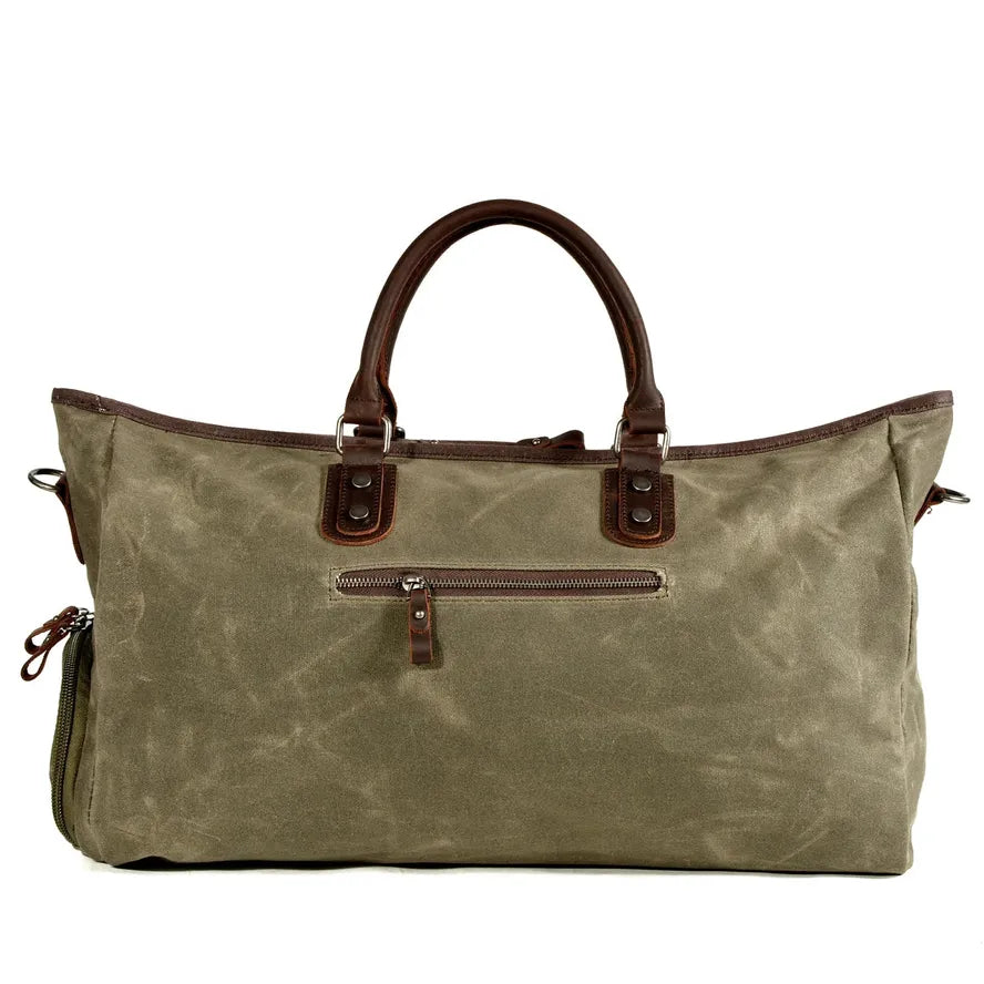 HKM-434899 Spacious Waterproof Canvas Travel Duffle Bag for Leisure and Everyday Use