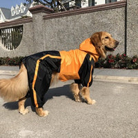 HKM-4351805 Waterproof Nylon Raincoat for Large Dogs - Sizes L-XS to L-XL