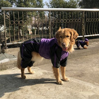 HKM-4351805 Waterproof Nylon Raincoat for Large Dogs - Sizes L-XS to L-XL