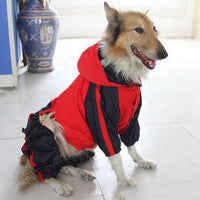 HKM-4351805 Waterproof Nylon Raincoat for Large Dogs - Sizes L-XS to L-XL