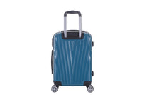 HKM-435219 Universal Wheel Trolley Suitcase in ABS+PC - Available in 20, 24, and 28 Inch Travel Sizes