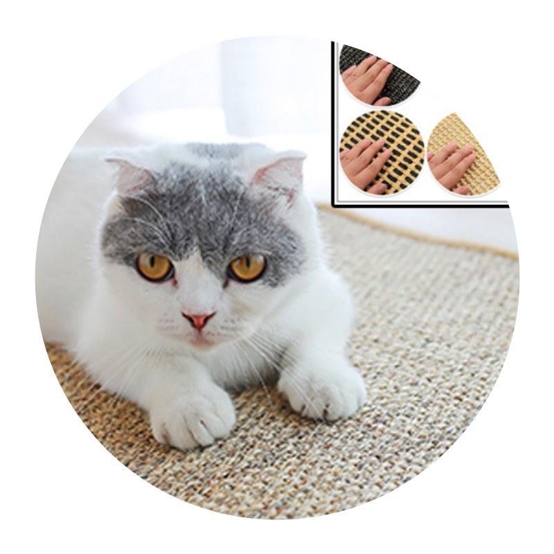 HKM-4353597 Large Anti-Scratch Sisal Cat Pad for Durable Furniture Protection
