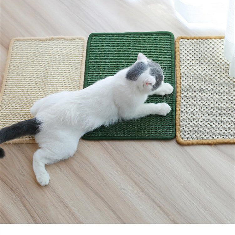 HKM-4353597 Large Anti-Scratch Sisal Cat Pad for Durable Furniture Protection