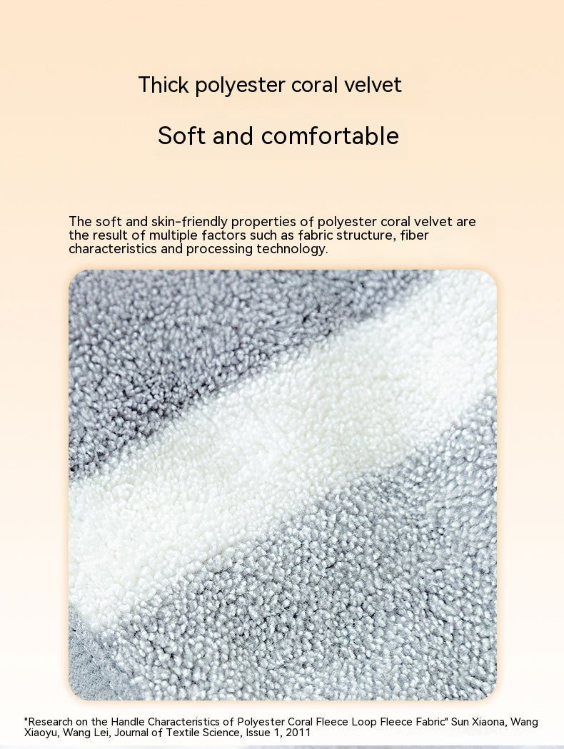 HKM-4353981 Cozy Polyester Brocade Coral Fleece Bath Towel for Dogs and Cats