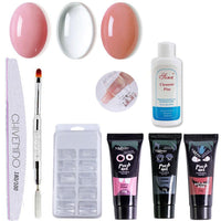 HKM-435475 Nail Art Solid Extension Glue Set - 15ml Phototherapy Gel for Professional Nail Extensions