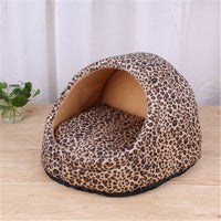 HKM-4357437 Cozy Artificial Plush Small Pet Nest with Non-Slip Bottom for Winter Comfort