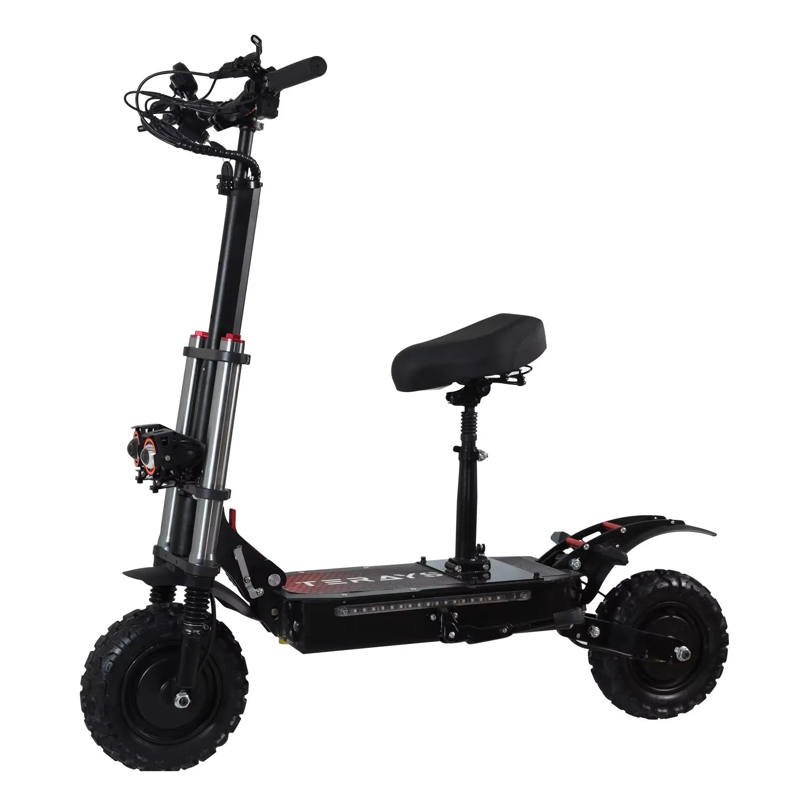 HKM-435859 High-Performance Foldable 60V Off-Road Electric Scooter with 11" Tires, 80-85KM/H Speed, 90-100KM Range
