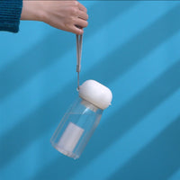 HKM-4359229 Portable Water Cup with Detachable Stool Bag - High Temperature Resistant, 600ml Capacity, Multiple Colors