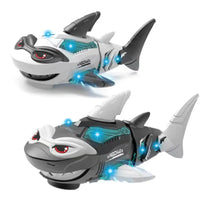 HKM-435987 Electric Shark Toy with Lights and Music for Kids Ages 0 to 14 Years, Battery Operated Fun