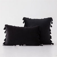 HKM-435987 Plush Velvet Sofa Pillowcase for Cozy Home Decor
