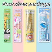 HKM-436115 Cartoon Jumbo Pencil Set - 30 Piece HB Pencils for Office and School Use