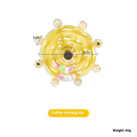 HKM-4361789 Colorful Turntable Parrot Wheel Toy for Small and Medium Birds – 6cm Diameter