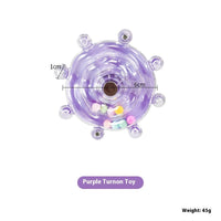 HKM-4361789 Colorful Turntable Parrot Wheel Toy for Small and Medium Birds – 6cm Diameter