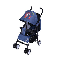 HKM-436179 Lightweight 2-in-1 Foldable Linen Baby Stroller with Safety Features and Soft Seat for 0-36 Months