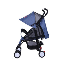 HKM-436179 Lightweight 2-in-1 Foldable Linen Baby Stroller with Safety Features and Soft Seat for 0-36 Months