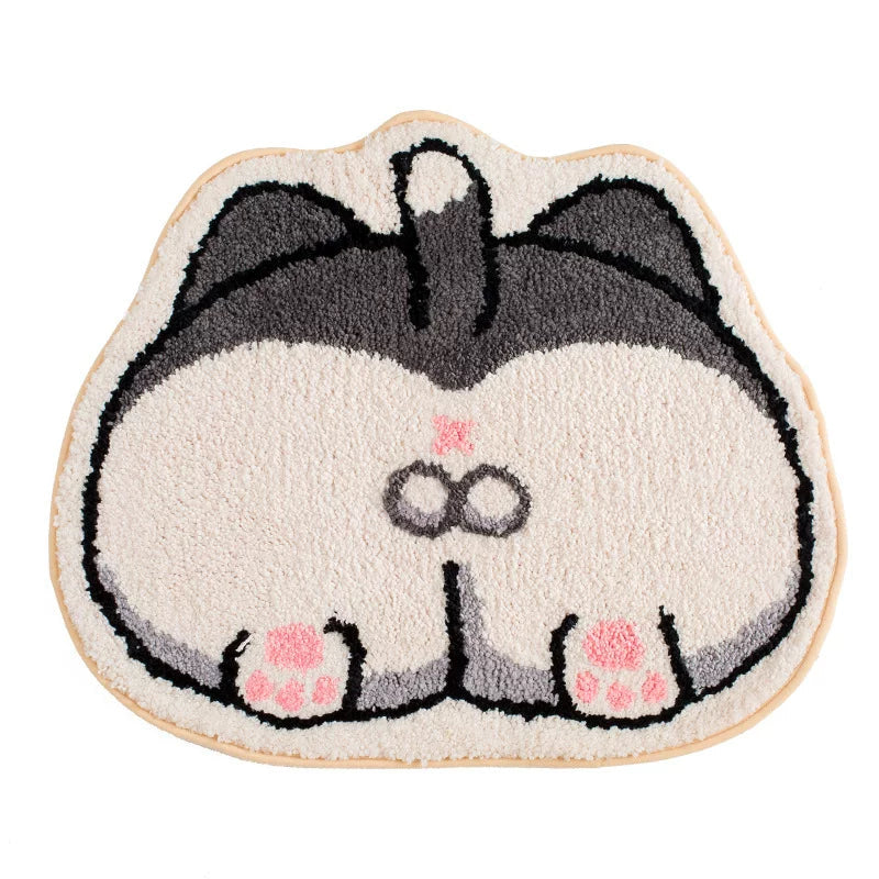 HKM-4362813 Cozy Non-Slip Cat and Dog Floor Mats in Various Cute Designs