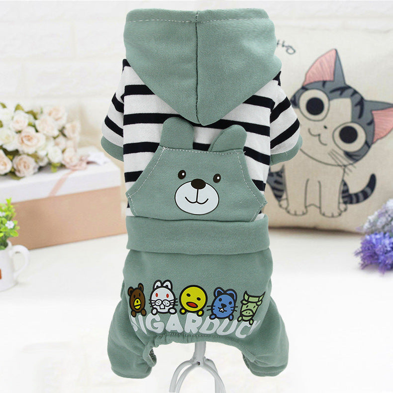 HKM-4363325 Four-Legged Pet Clothes for Dogs – Available in Sizes XS to XL, Comfortable Polyester Material