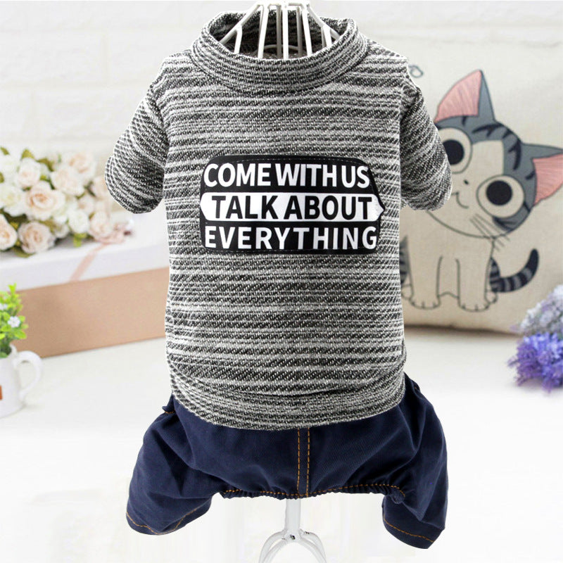 HKM-4363325 Four-Legged Pet Clothes for Dogs – Available in Sizes XS to XL, Comfortable Polyester Material