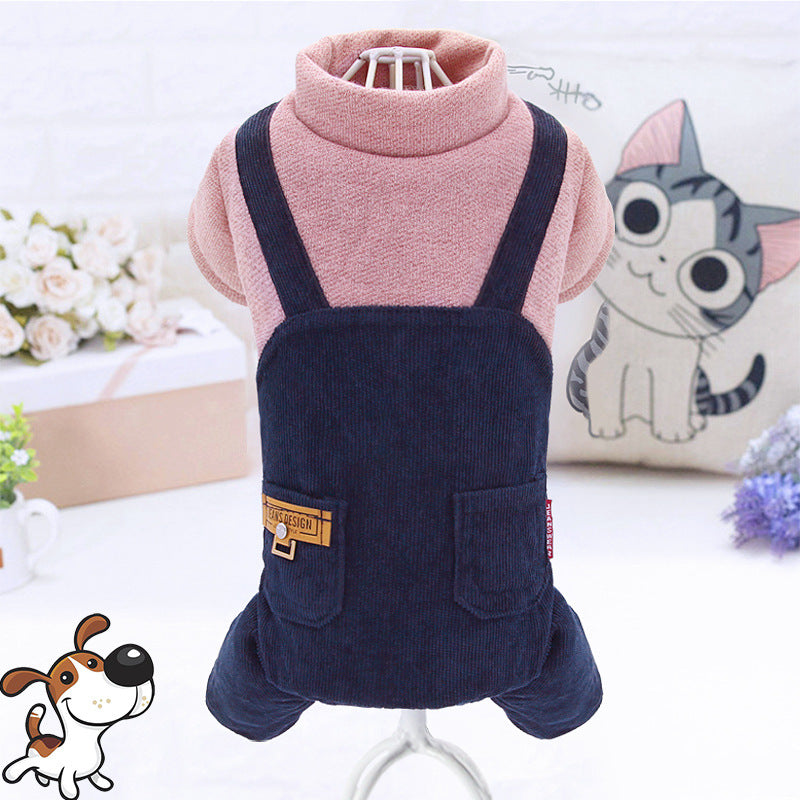 HKM-4363325 Four-Legged Pet Clothes for Dogs – Available in Sizes XS to XL, Comfortable Polyester Material