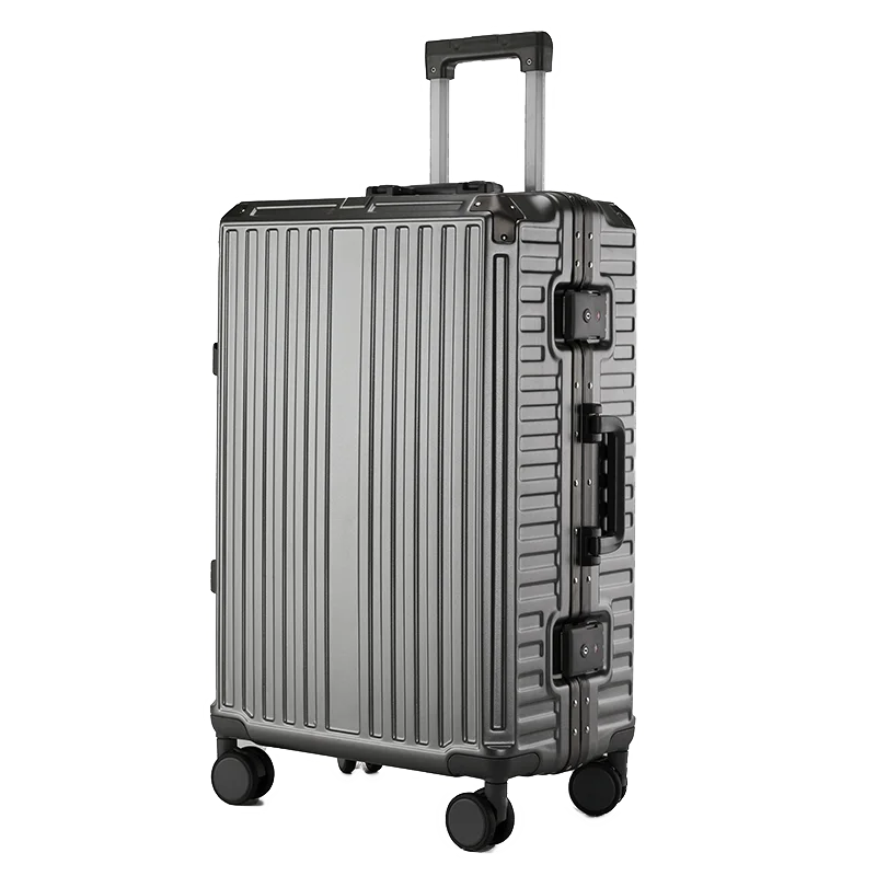 HKM-436371 20-inch and 24-inch Hard Shell Carry-on Suitcases with Silent Universal Wheels